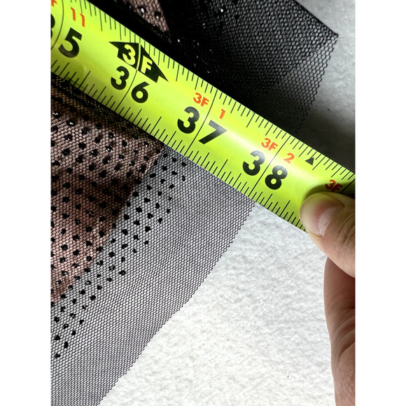 Y2K Adrianna Papell Black Mesh Tulle‎ Dress Sz 10 Whimsygoth Coquette Fairycore - Picture 14 of 15